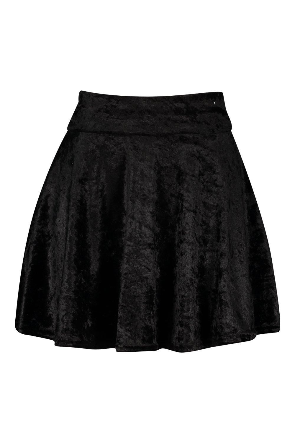 Velvet Skater Skirt