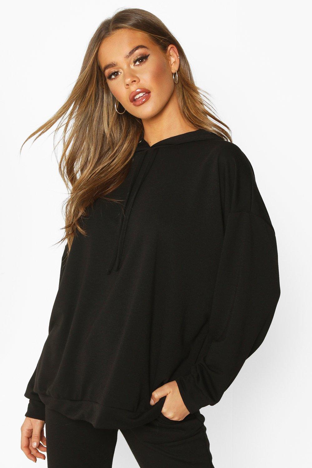 boohoo black hoodie