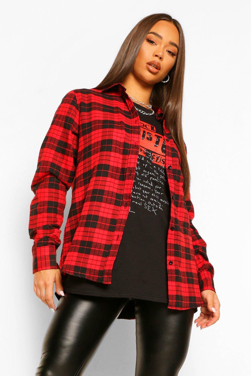 boyfriend checked shirt