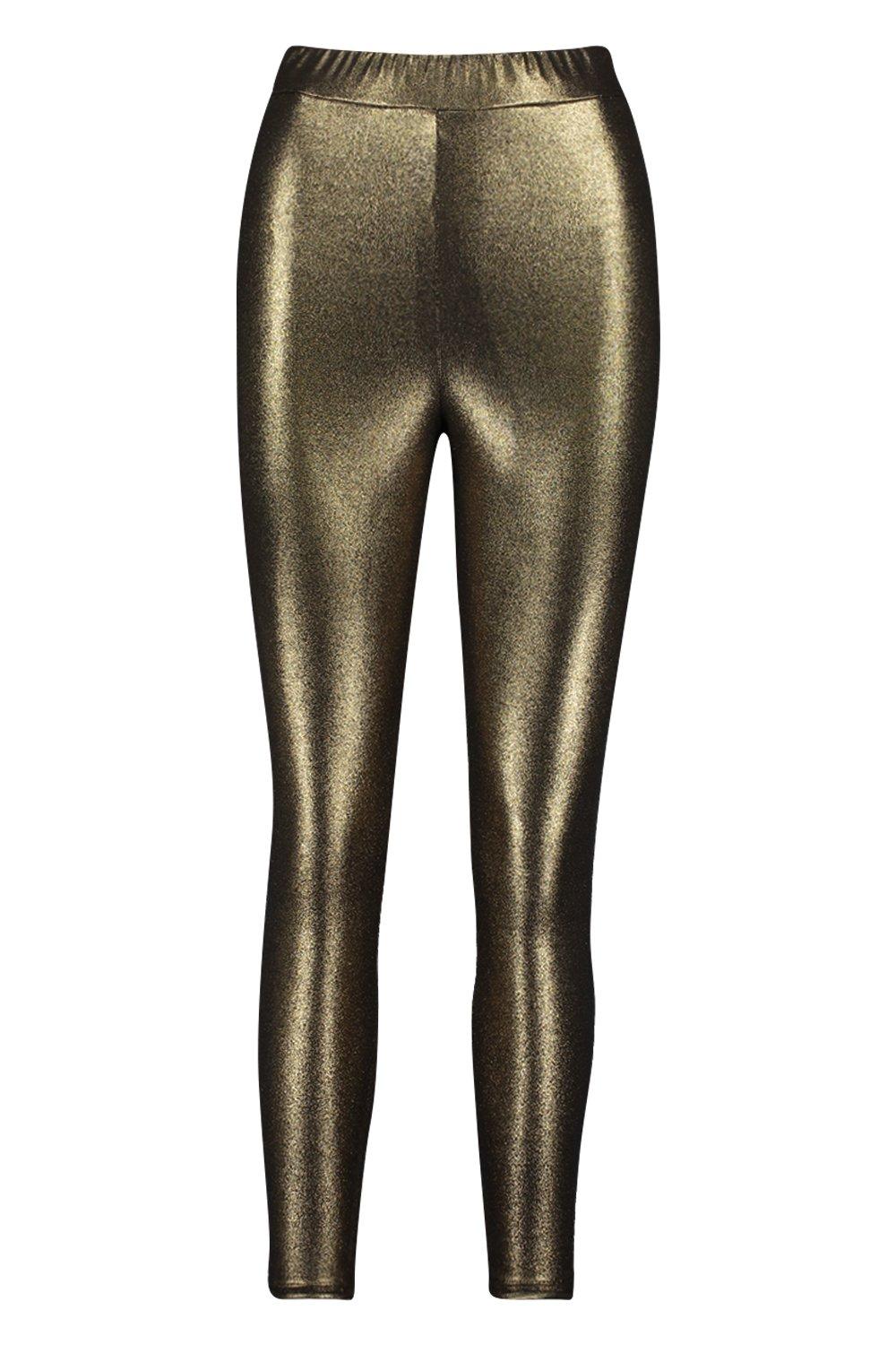 Metallic High Waisted Leggings