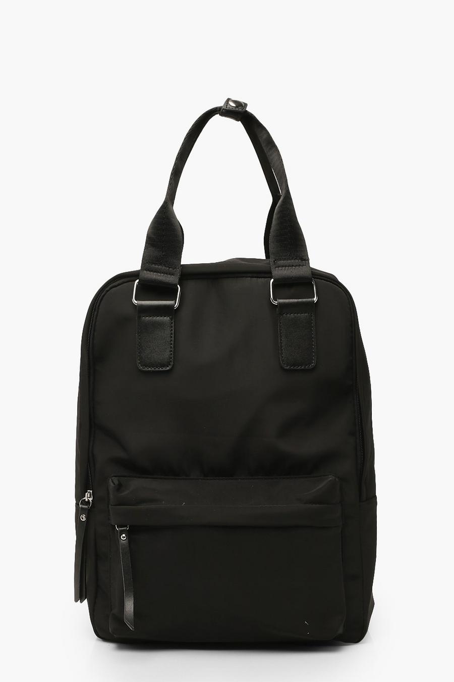 Nylon Rucksack With Top Handle image number 1