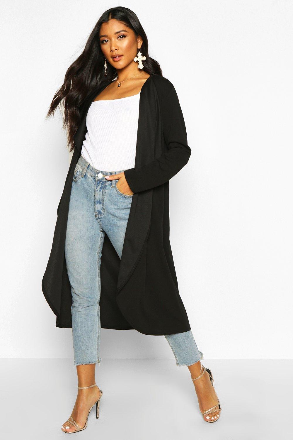 boohoo duster coat