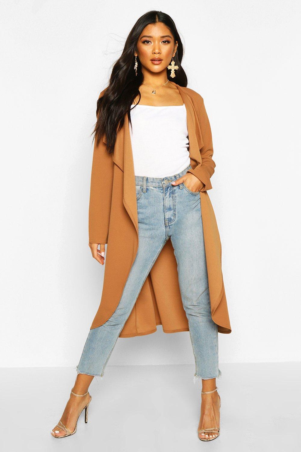 orange duster coat