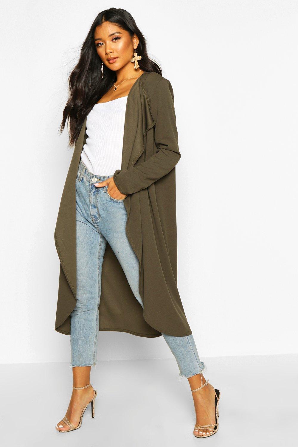 waterfall duster coat