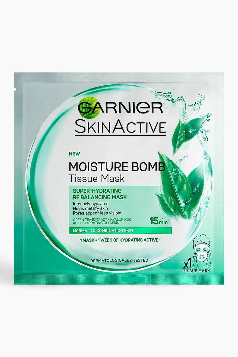 Masque pour le visage au thé vert Garnier Moisture Bomb image number 1