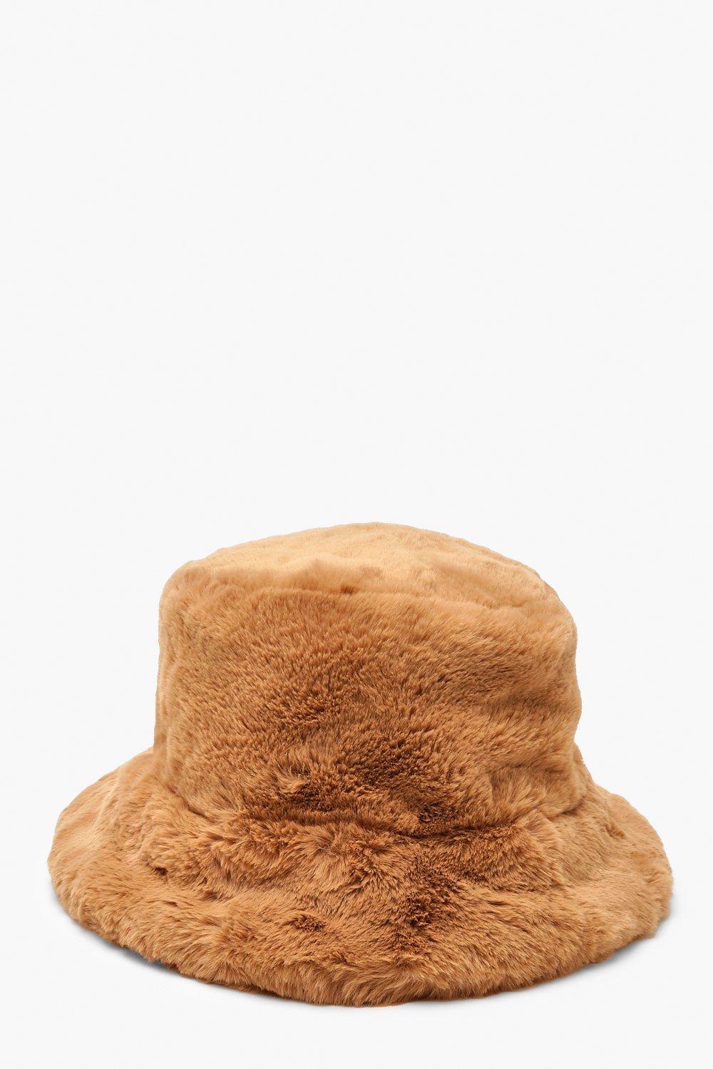 bucket hat fur