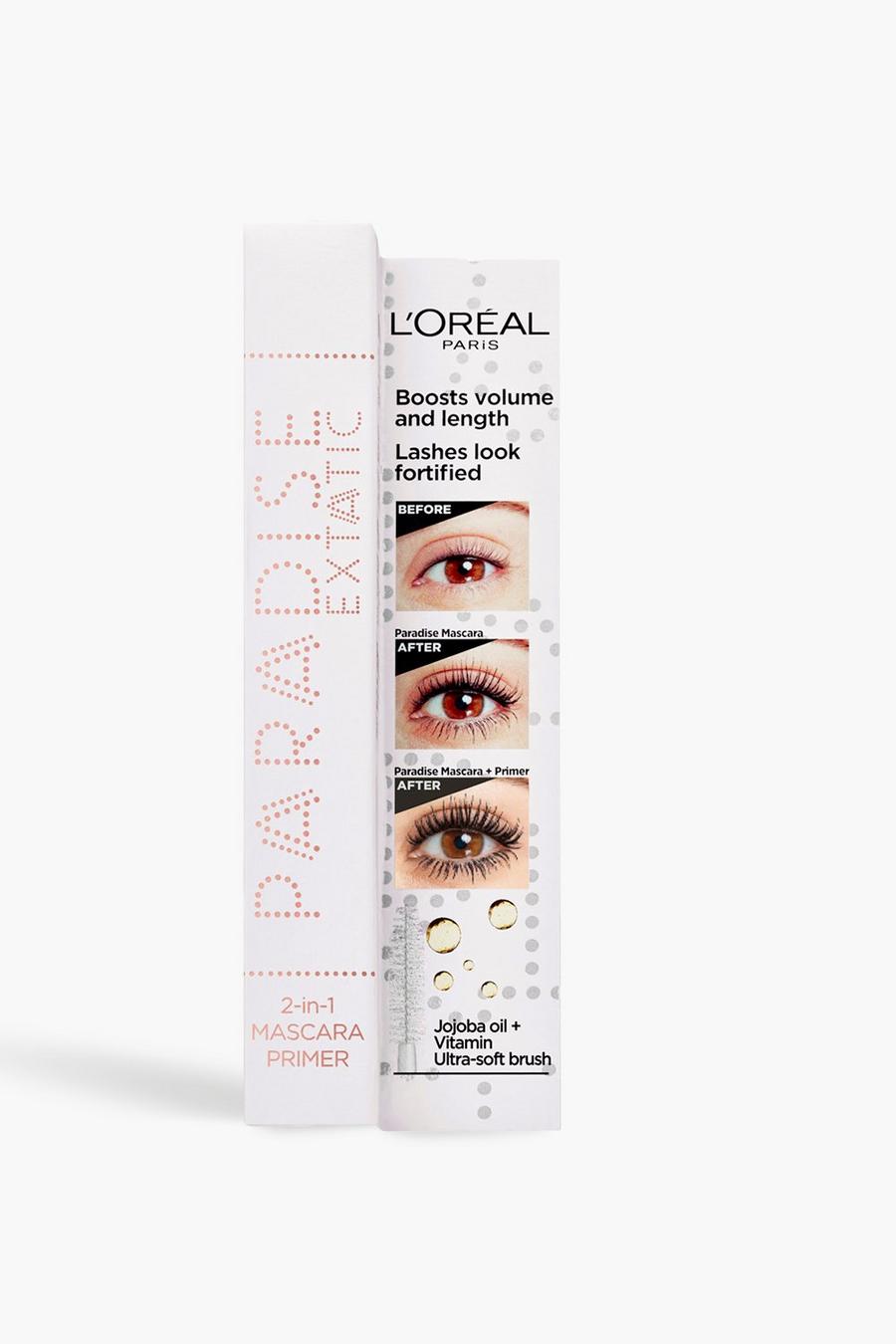 Clear transparent L'Oréal Paris Paradise Mascara Primer, suitable for sensitive eyes