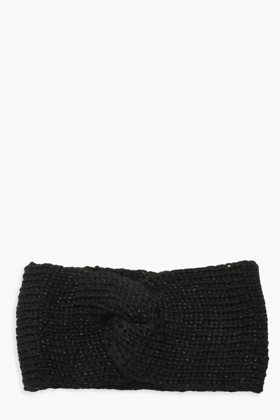Knitted Twist Front Head Band image number 1