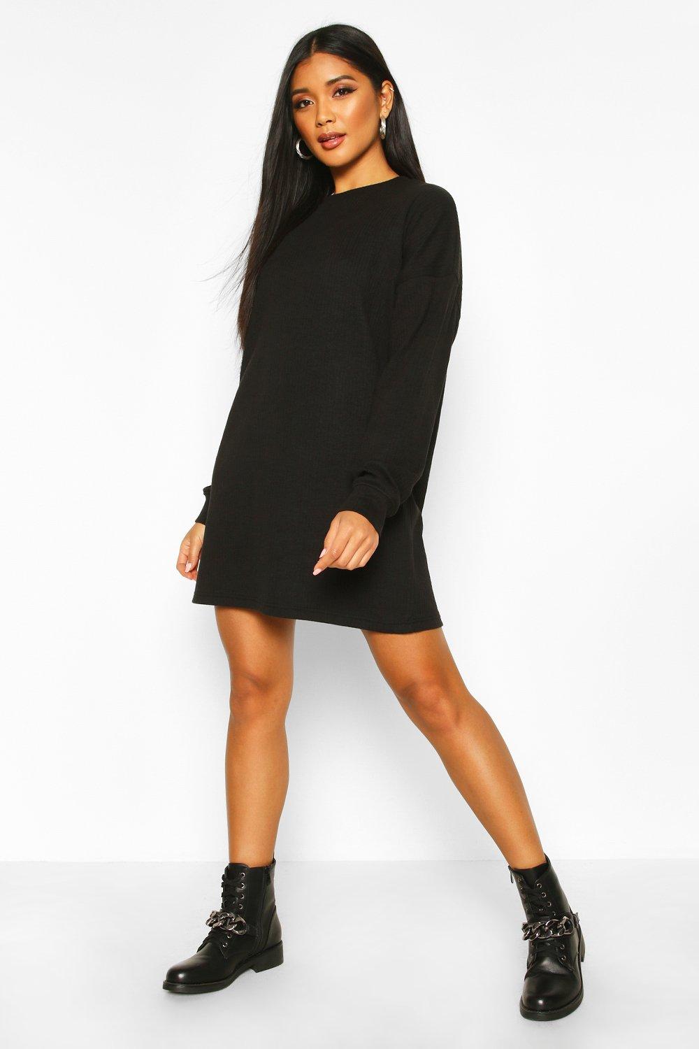 oversized long sleeve shirt dress