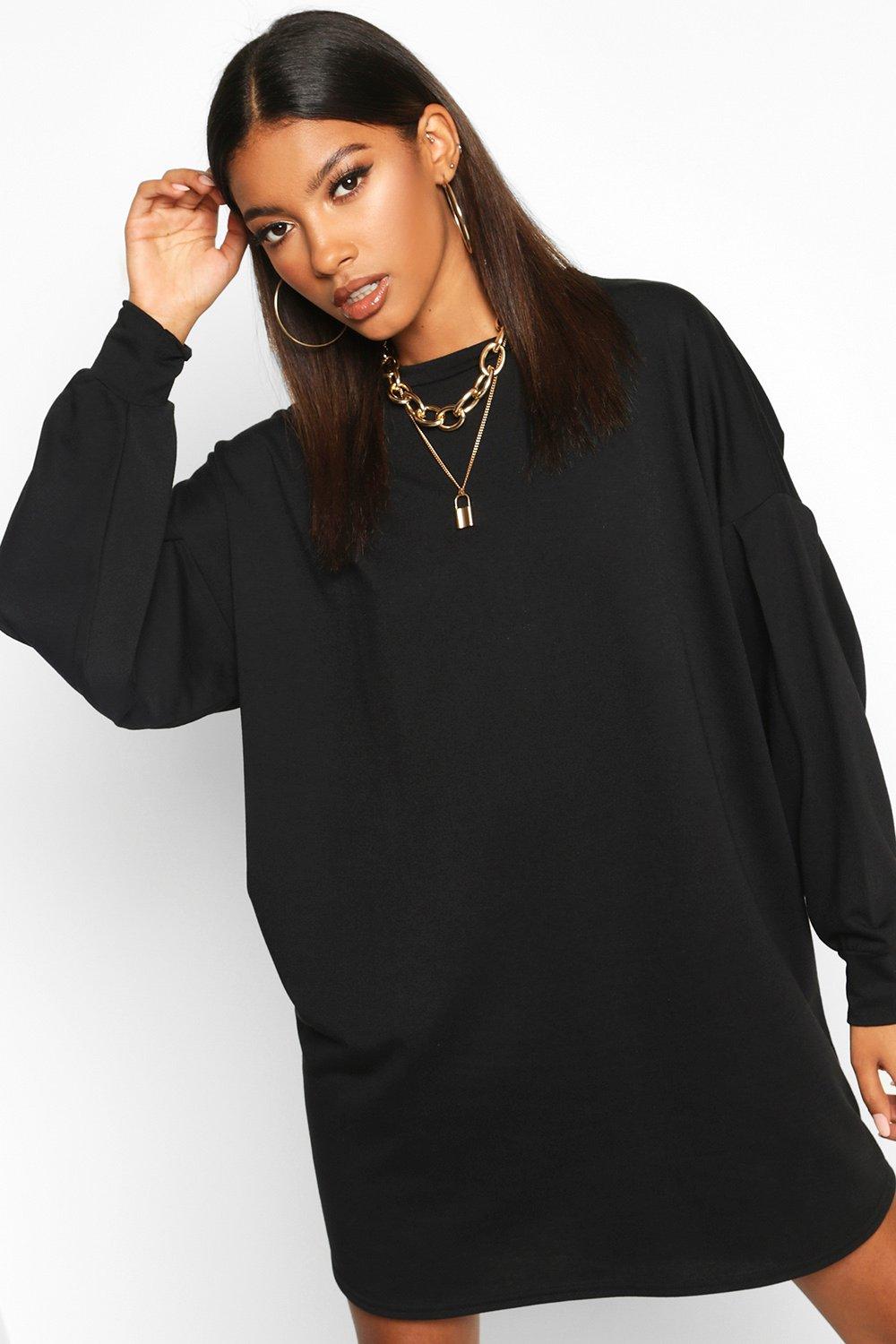 Boohoo sweatshirt outlet dress