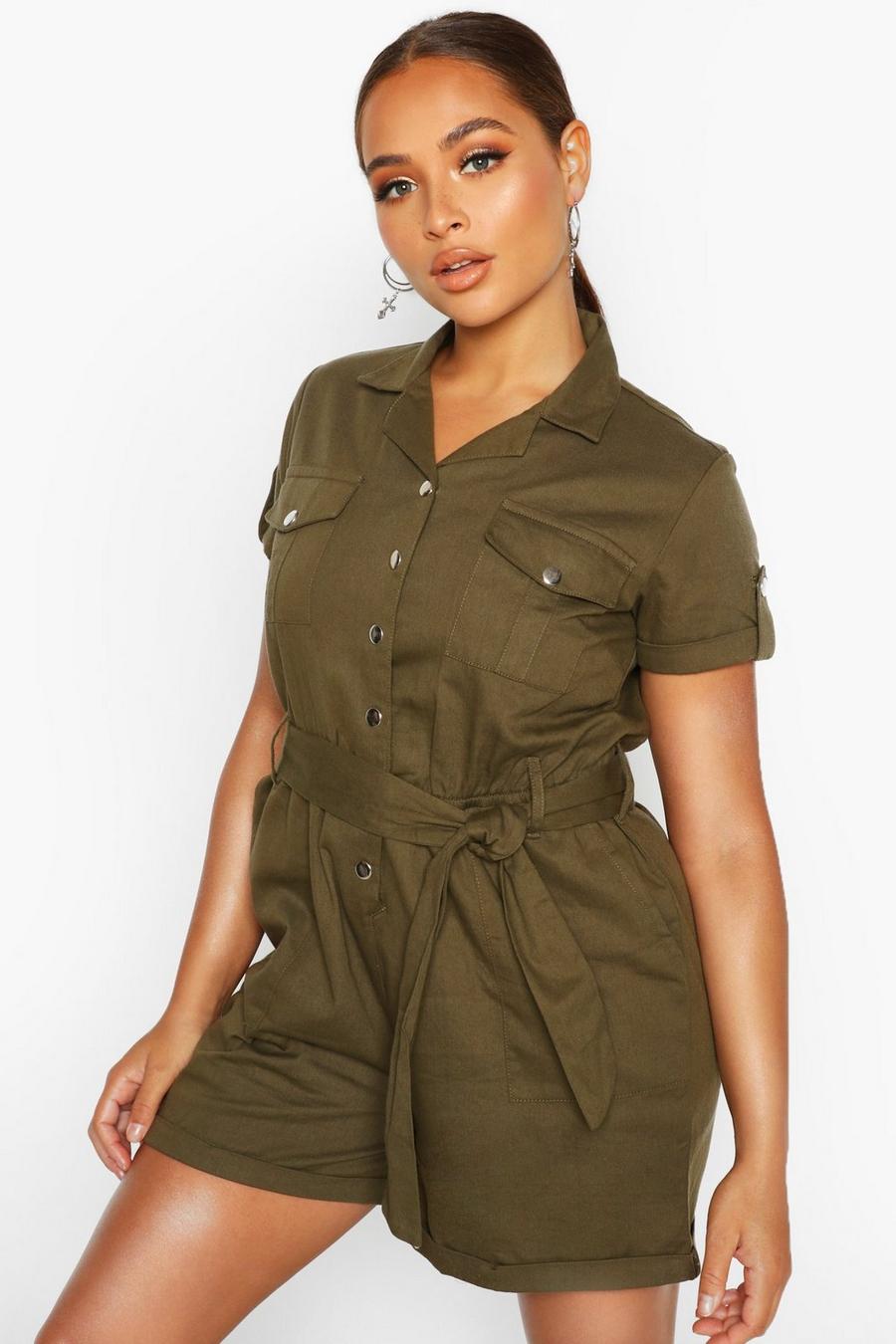 Utility Pocket Woven Playsuit image number 1