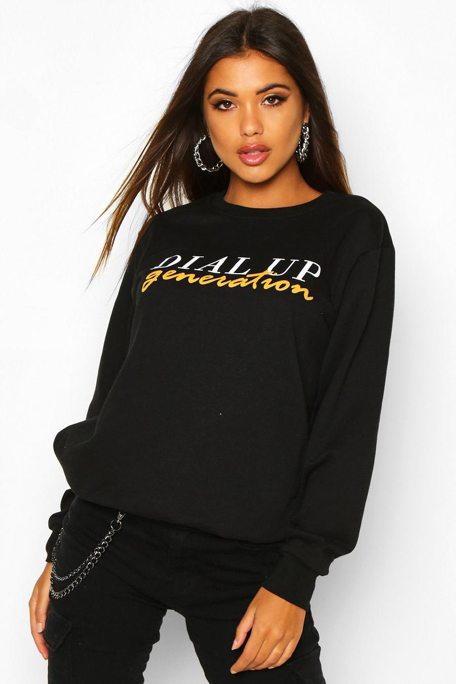 Dial Up Generation Printed Sweat image number 1