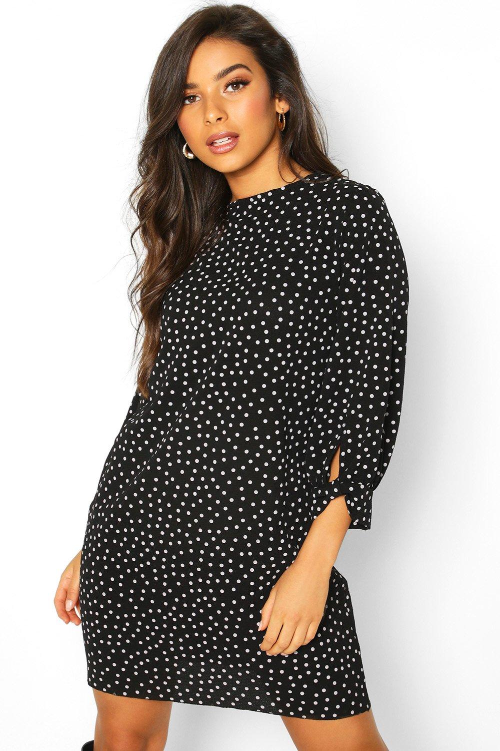 polka dot shift dress uk