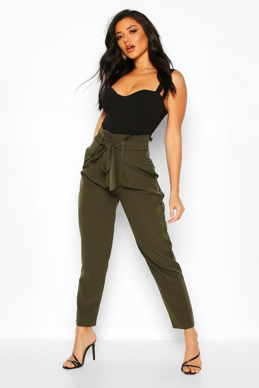 Paper Bag Tailored Pants image number 1