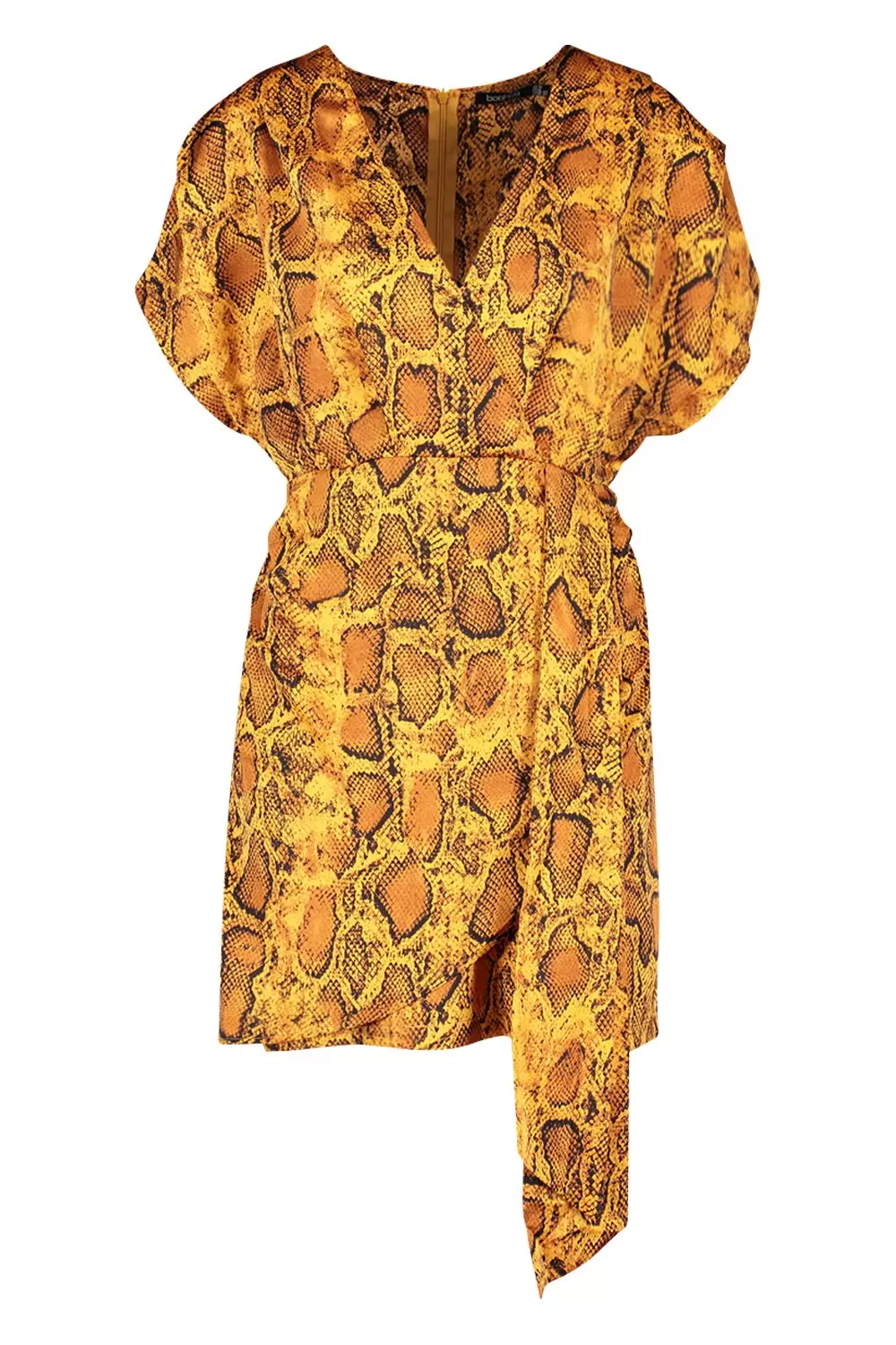 Mustard snake print dress sales