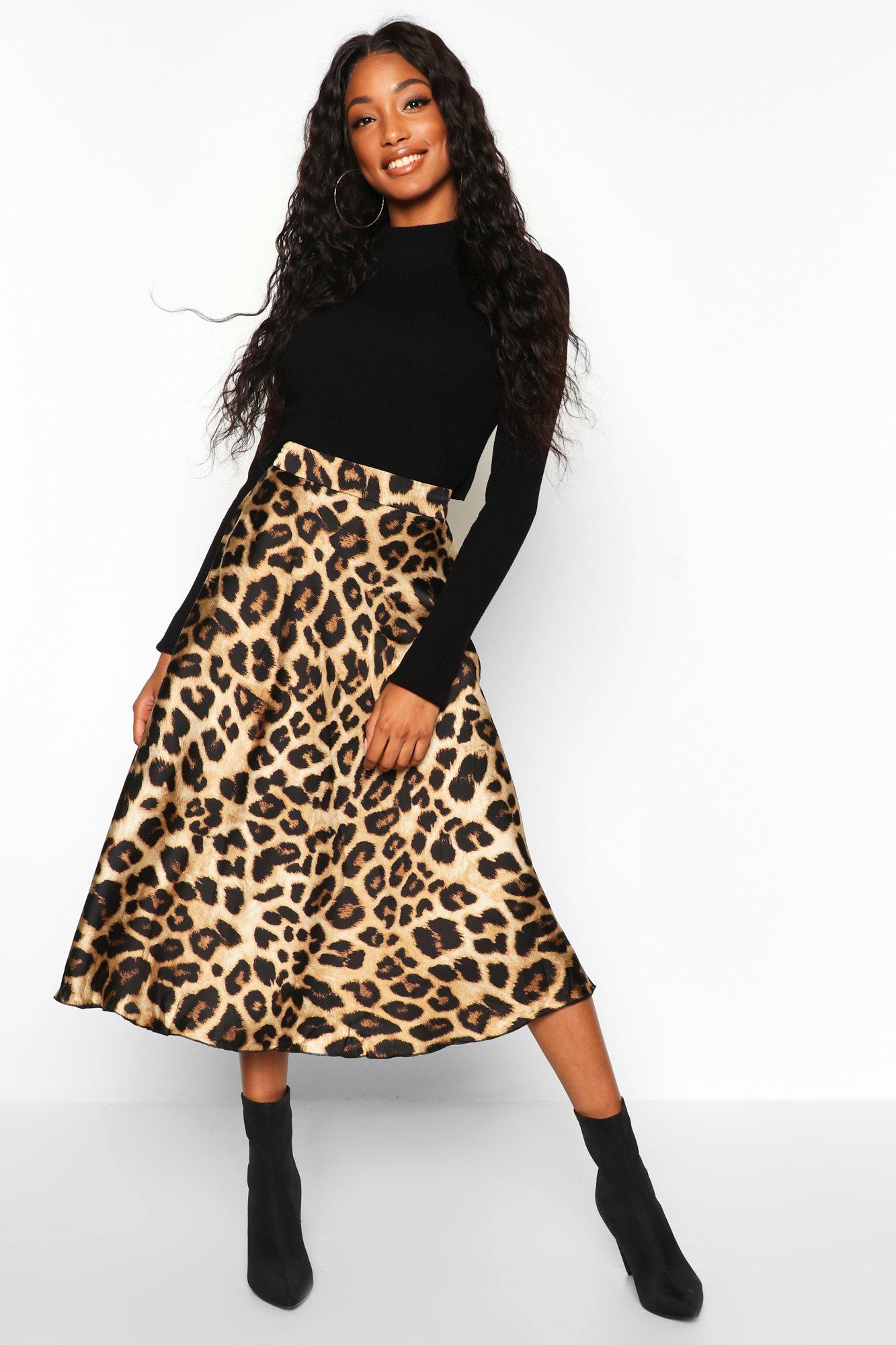 Jupe imprime leopard hotsell