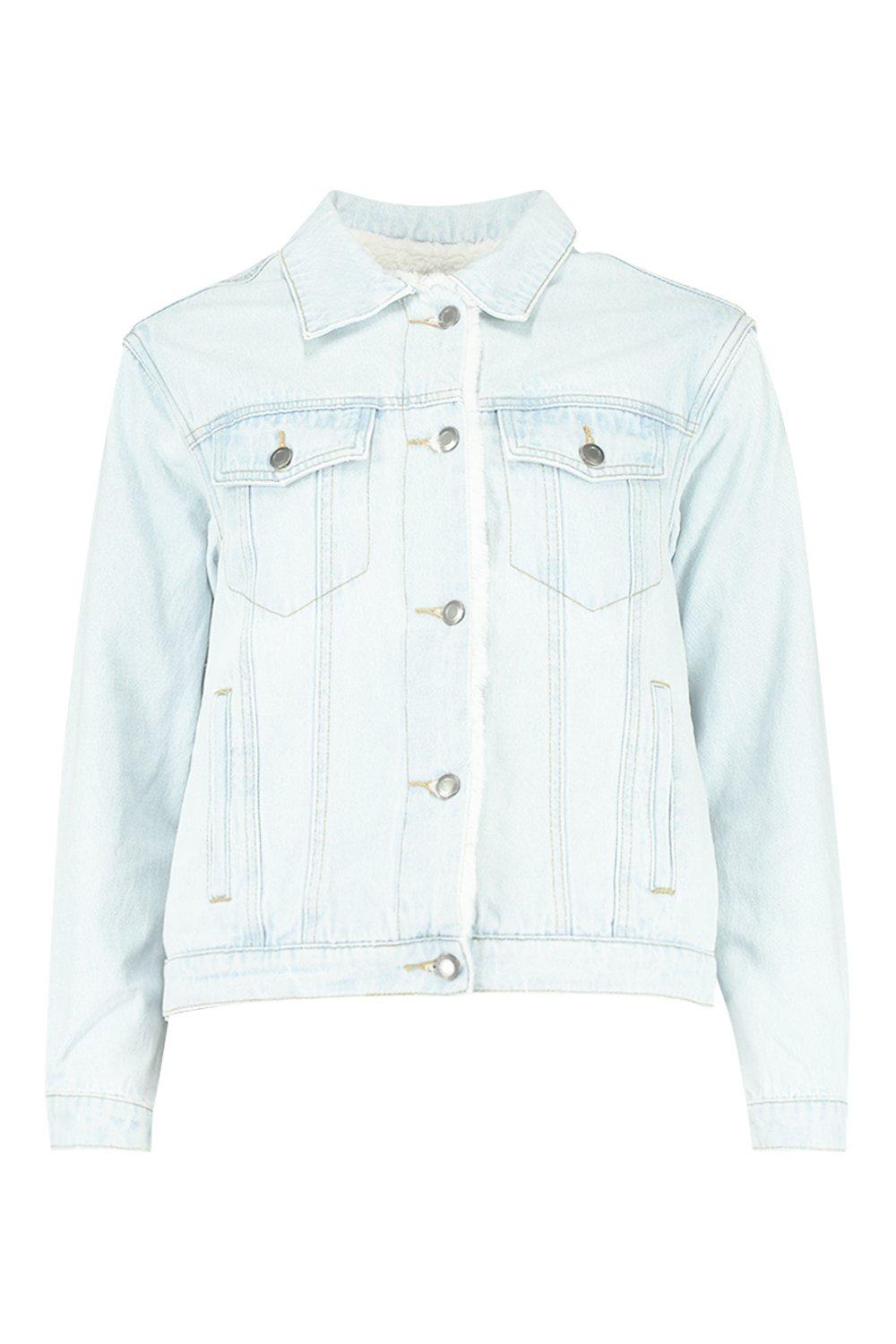 light denim coat