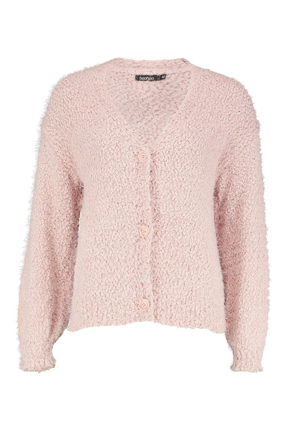 boohoo fluffy cardigan