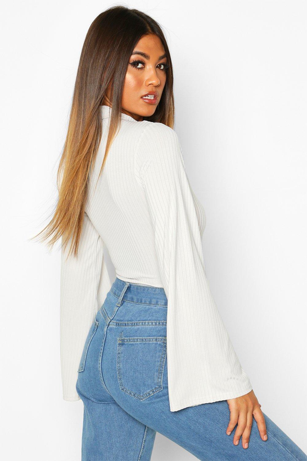 high neck keyhole top