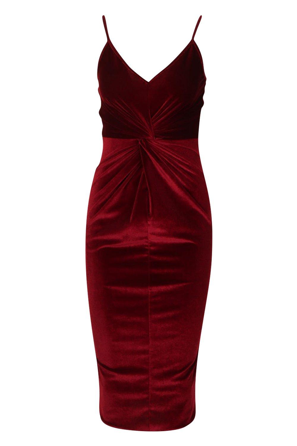  VAIZA Dresses for Women Women's Dress Twist Front Ruched  Bodycon Dress Dresses (Color : Burgundy, Size : Medium) : Clothing, Shoes &  Jewelry