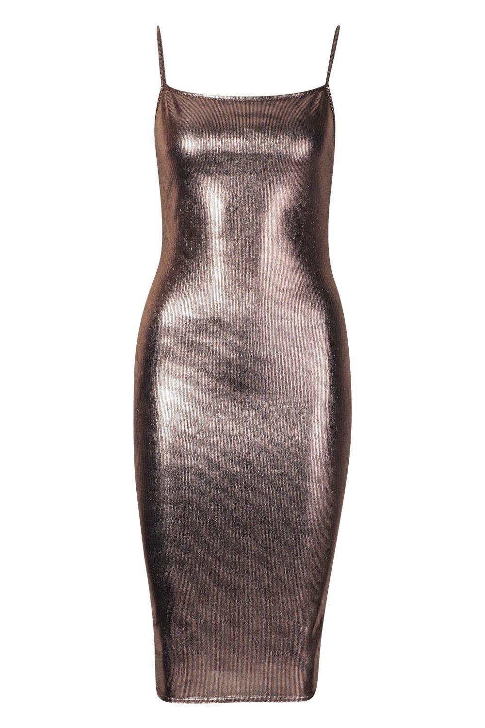 Topshop metallic dress new arrivals