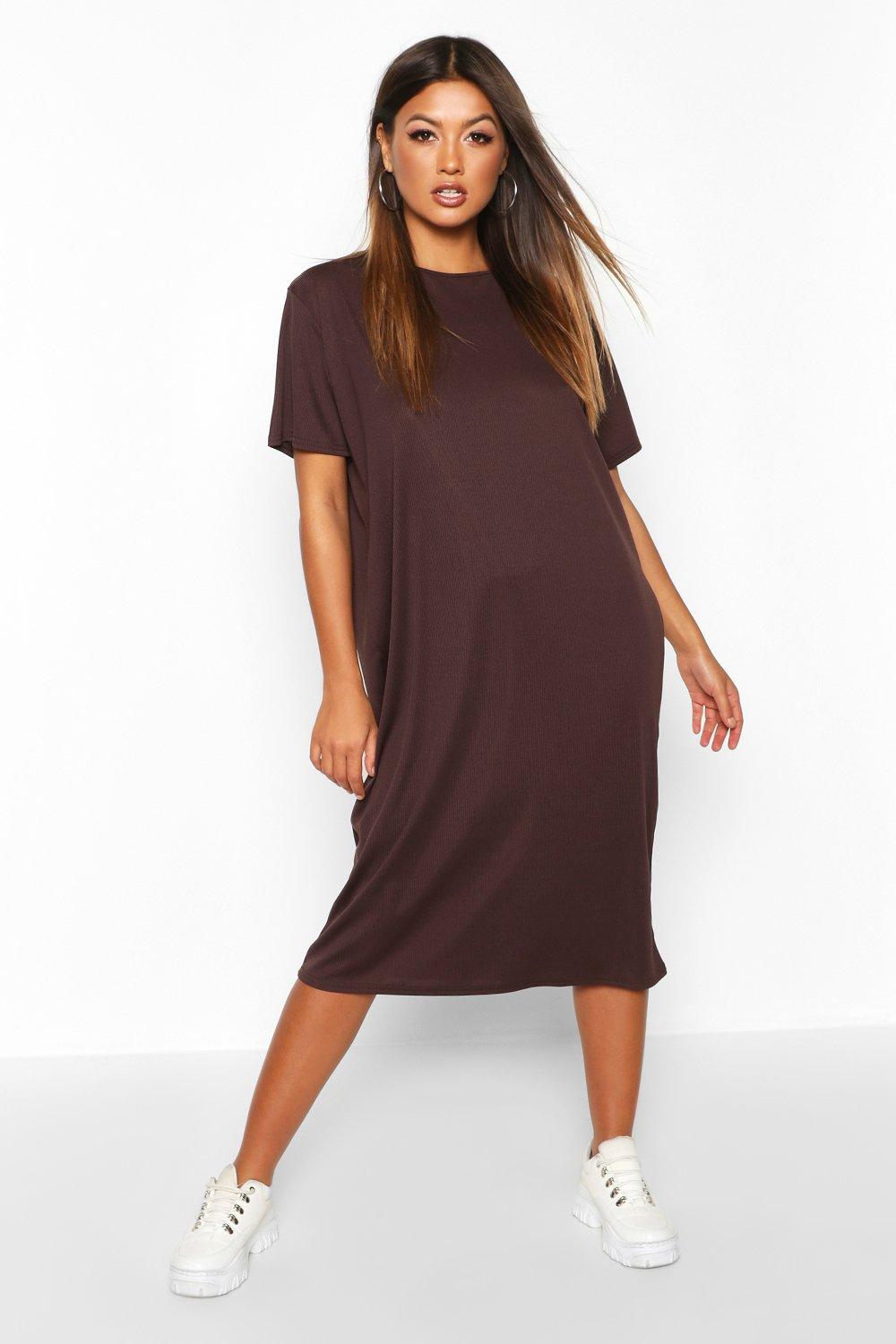 midi tee shirt dress