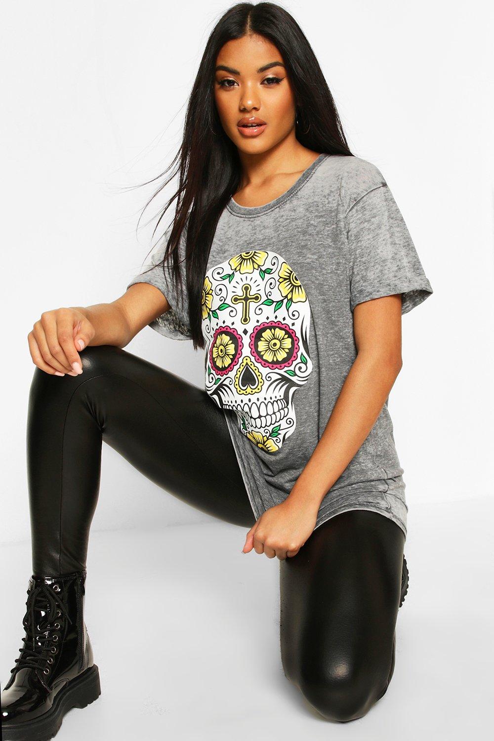 Womens skull store tops uk