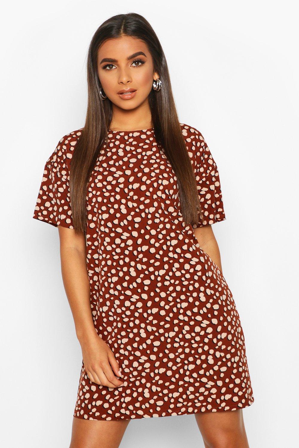 dalmatian shift dress