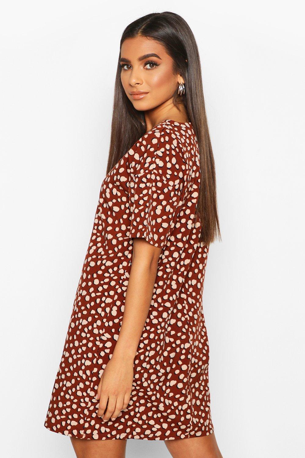 dalmatian shift dress