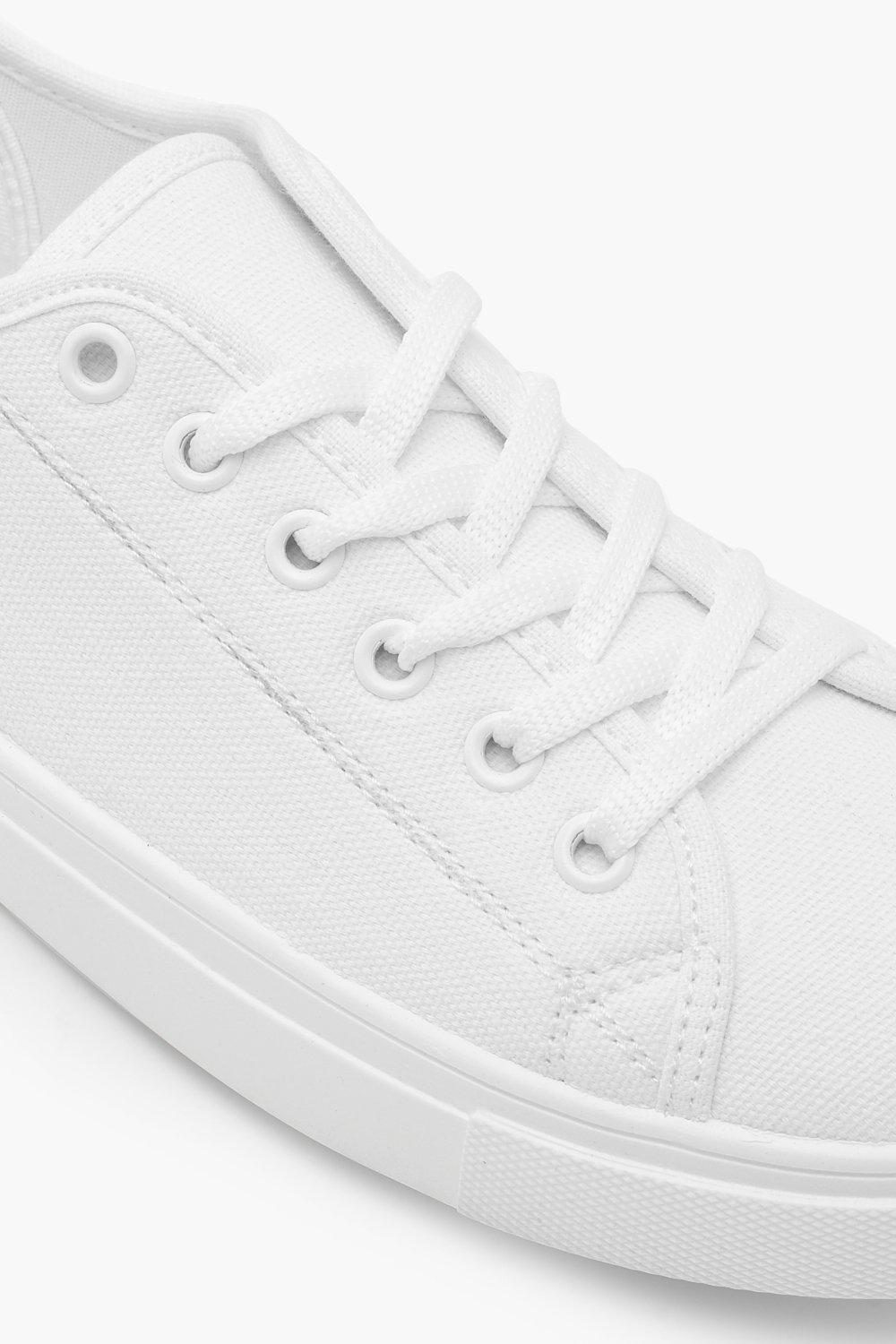 Ladies white canvas outlet shoes uk