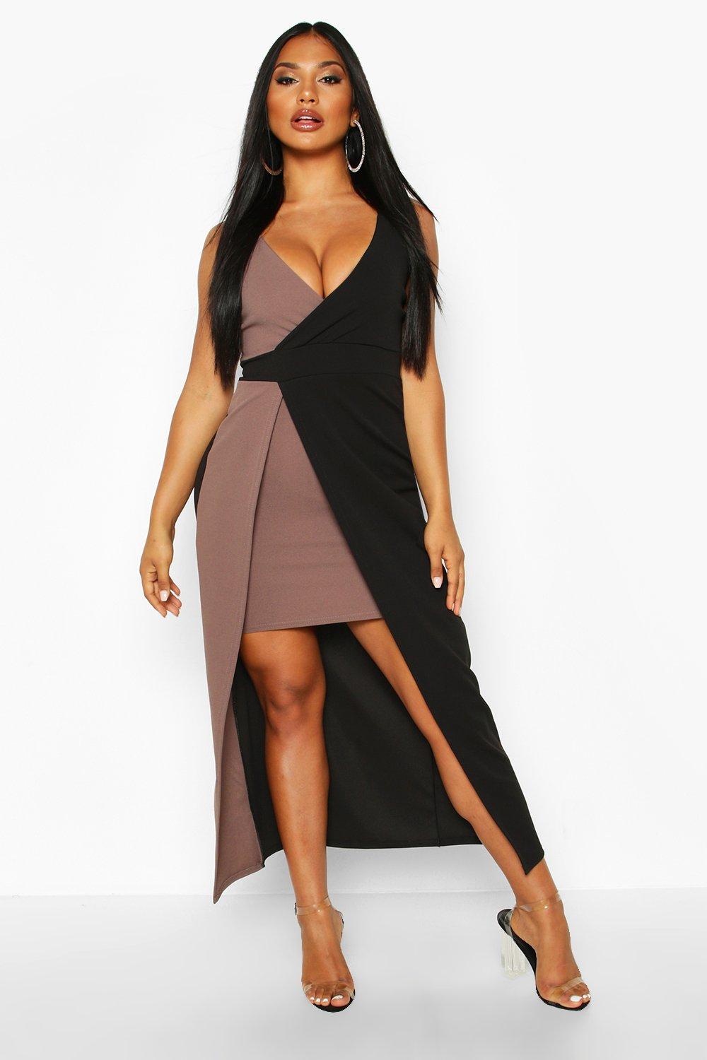 colour block maxi dresses uk