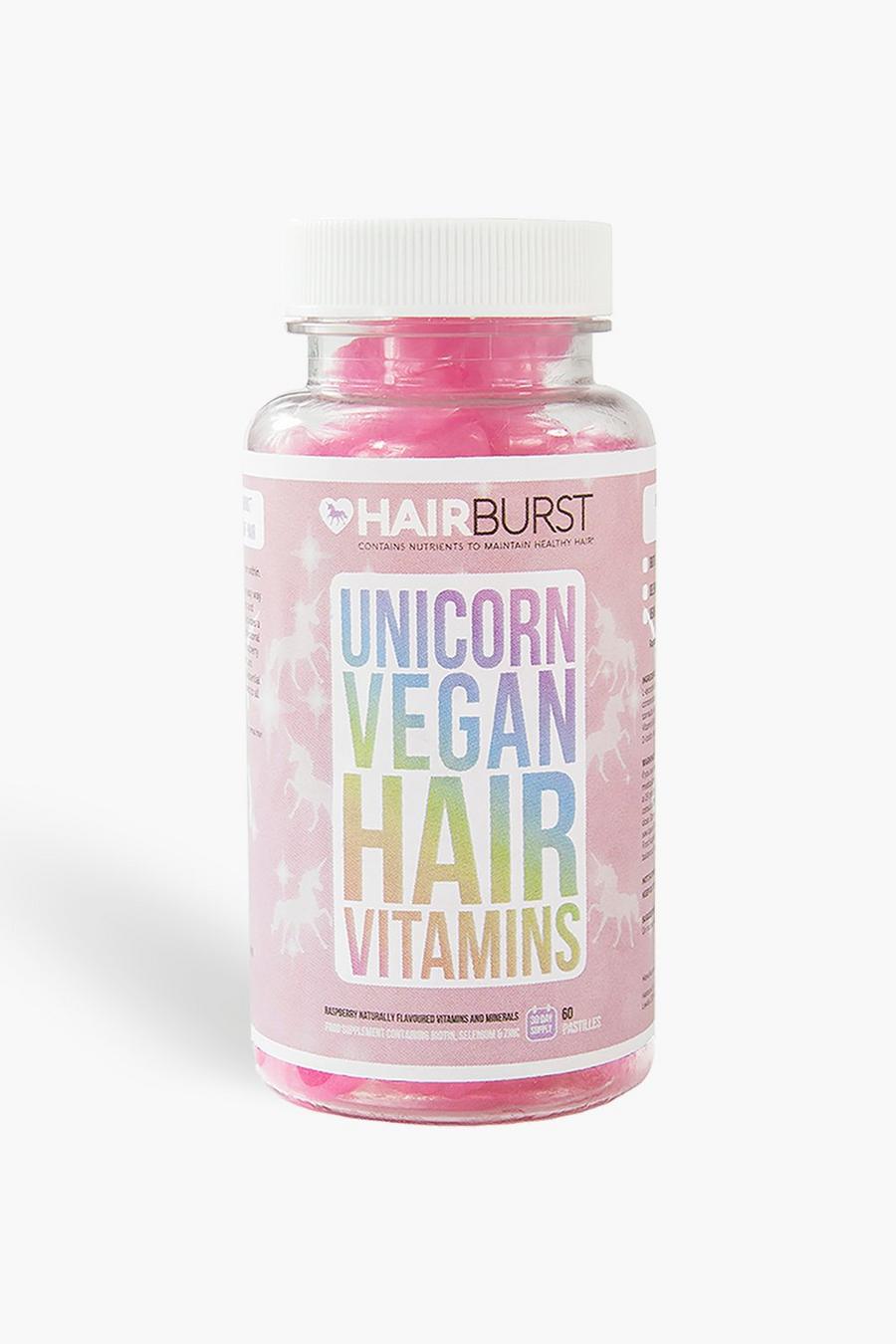 Pink Hairburst Unicorn Vegan Hair Vitamins 60 Pastilles image number 1