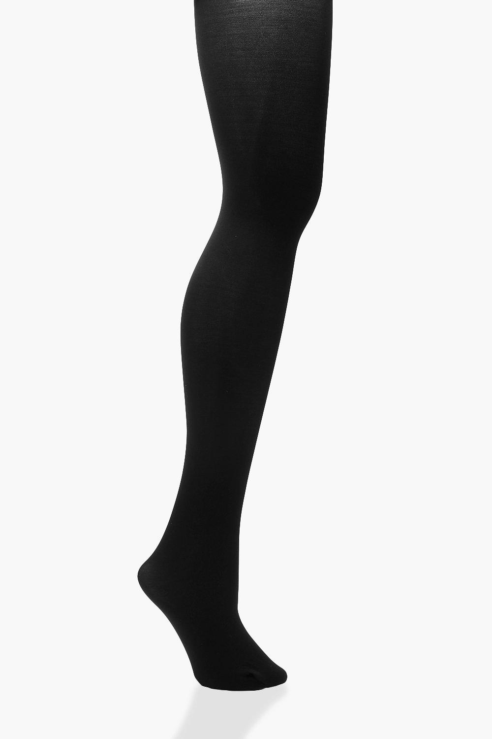 Thermal 300 Denier Footless Tights boohoo UK