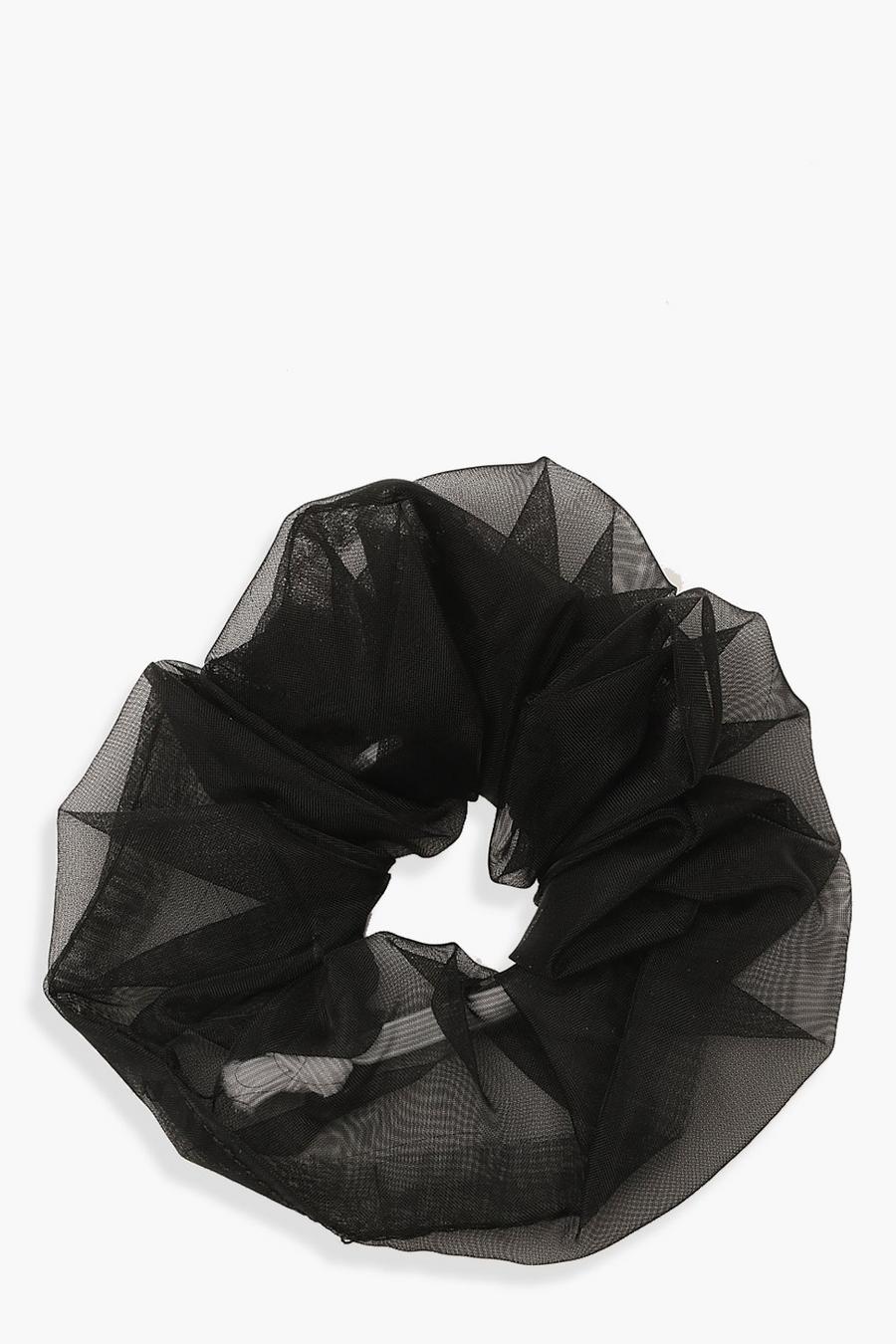 Black Organza Scrunchies image number 1
