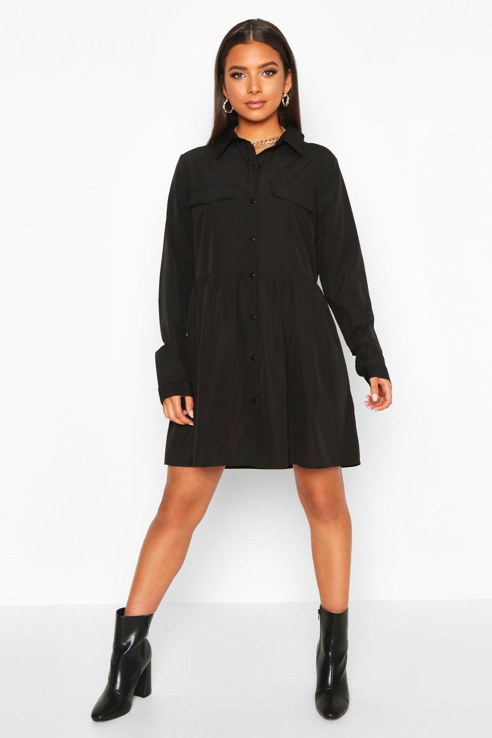 boohoo utility dress