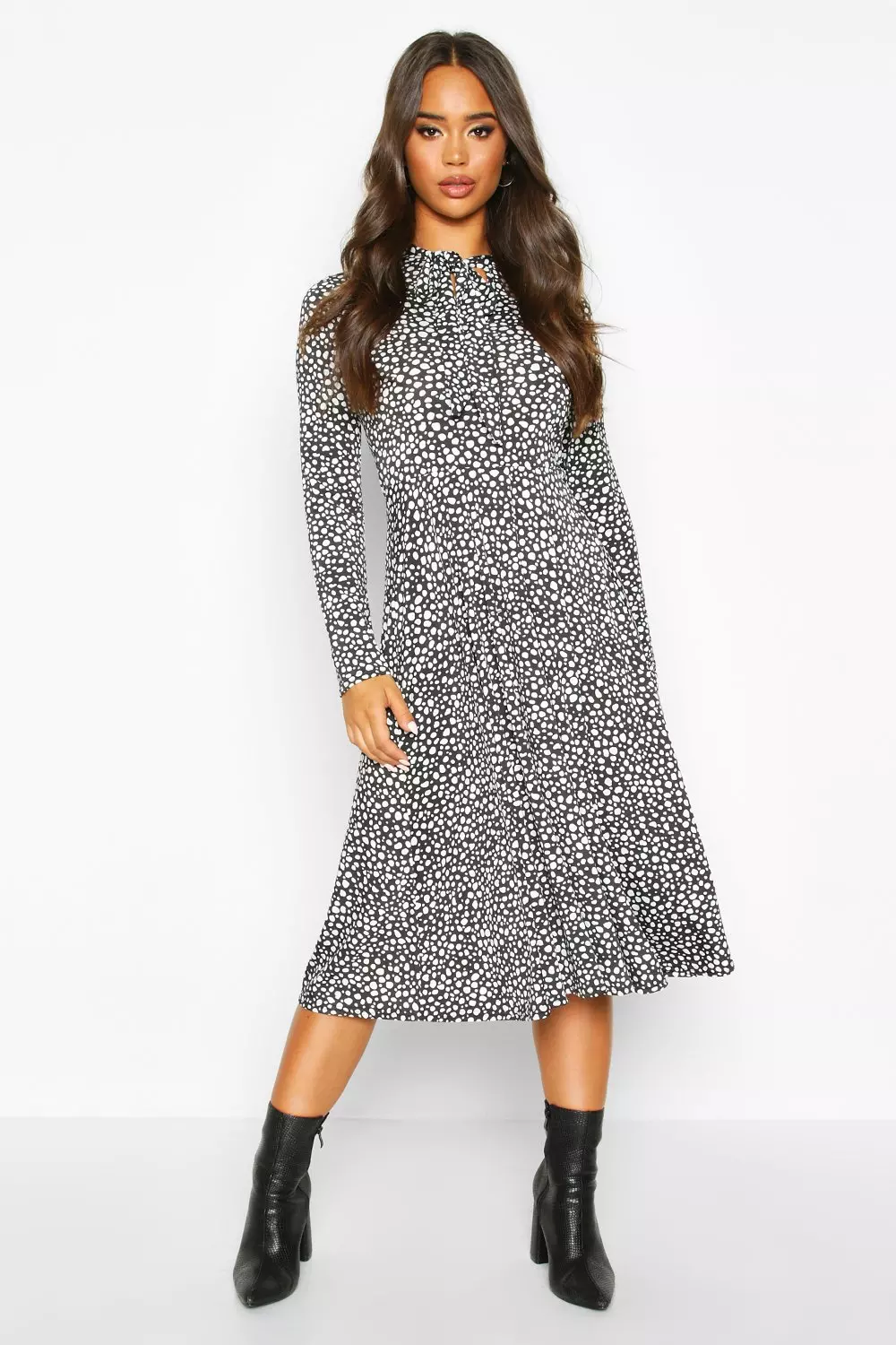 Boohoo store dalmatian print