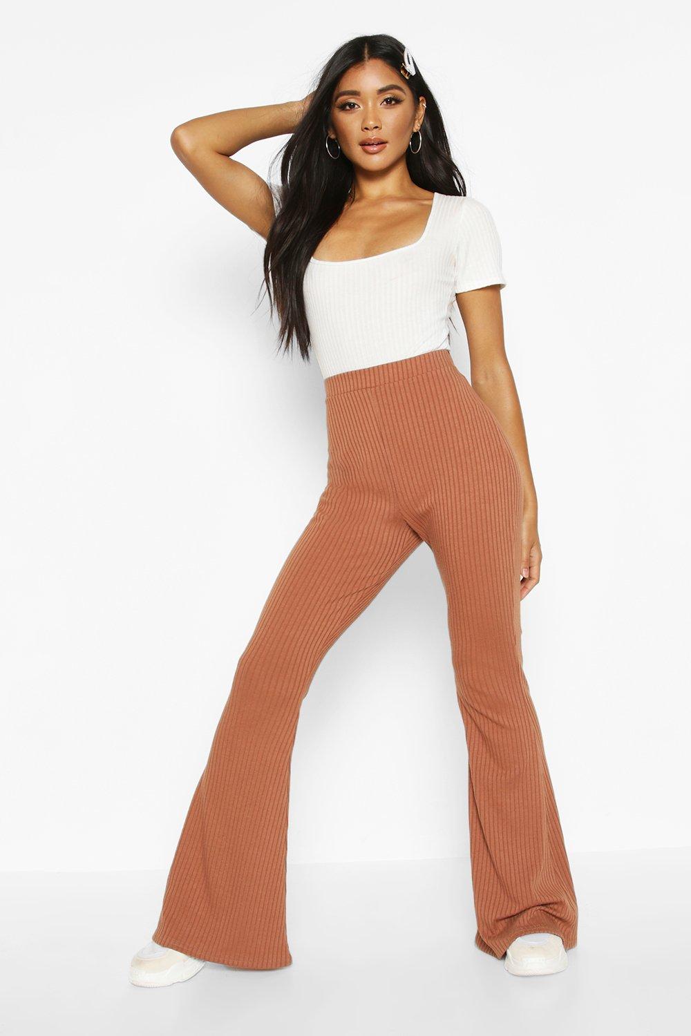 flared pants boohoo