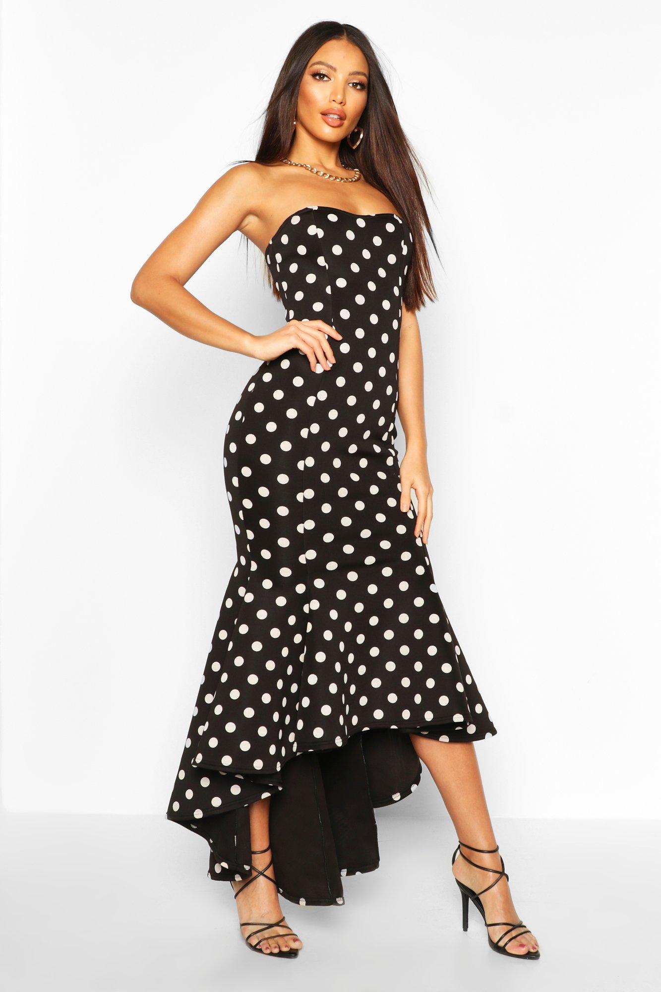 Boohoo hotsell fishtail dress