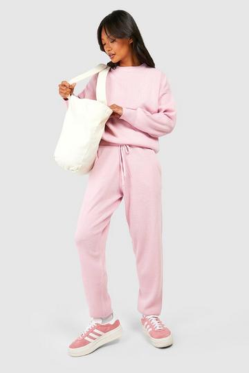 Lilac Purple Knitted Tracksuit