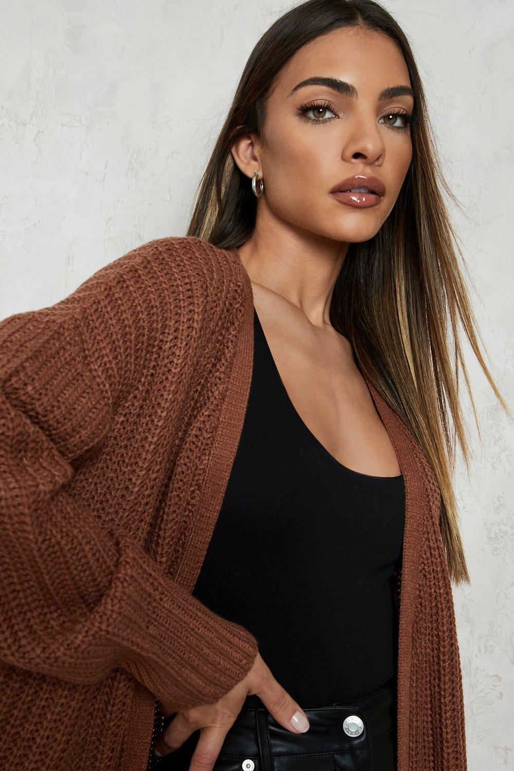 Boohoo oversized hot sale boyfriend cardigan