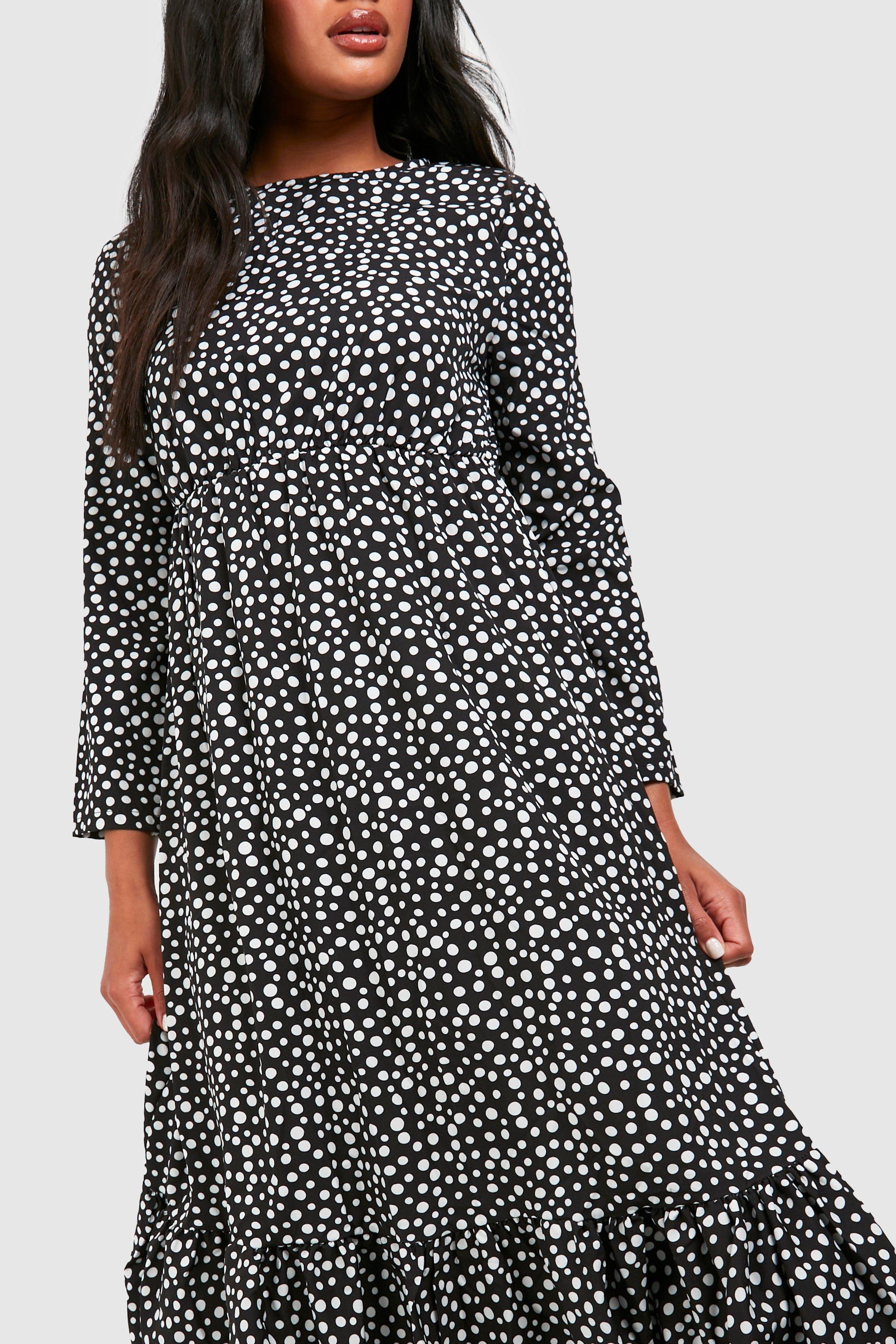 Mixed polka 2025 dot dress