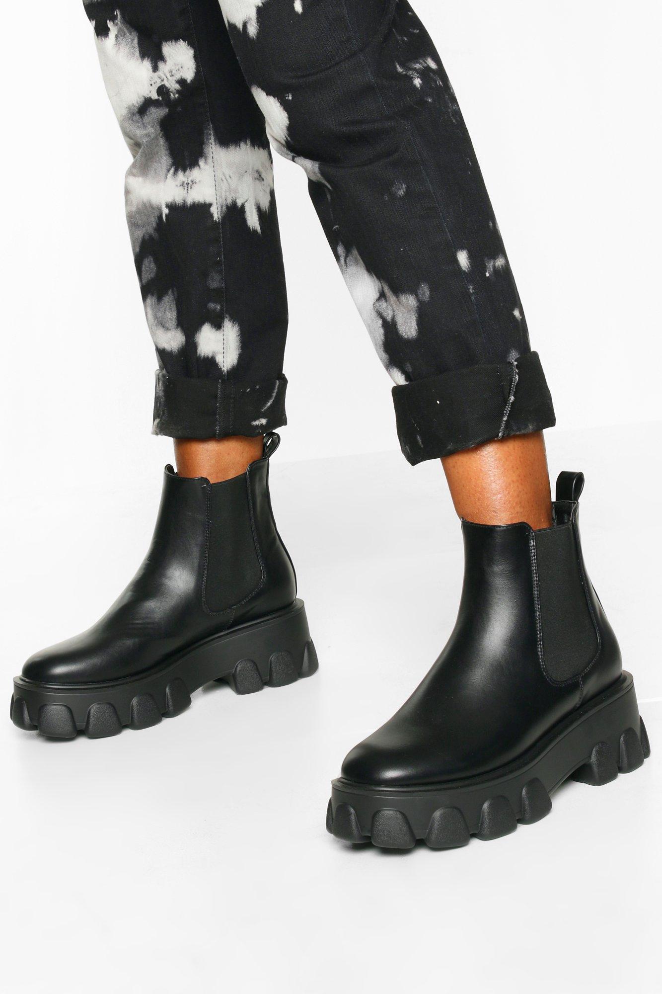 chunky chelsea boots