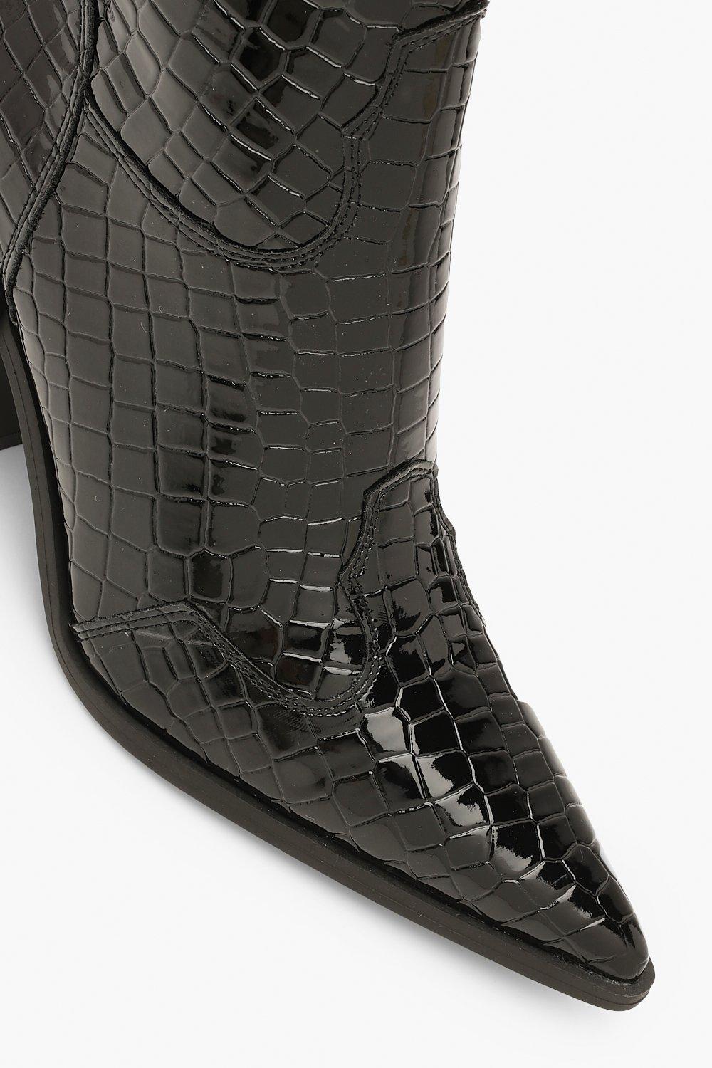 Santiag crocodile femme on sale