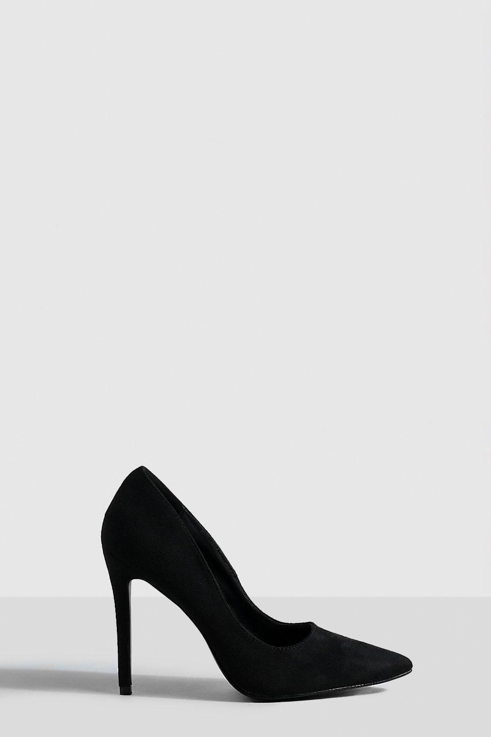 Simple store black stilettos