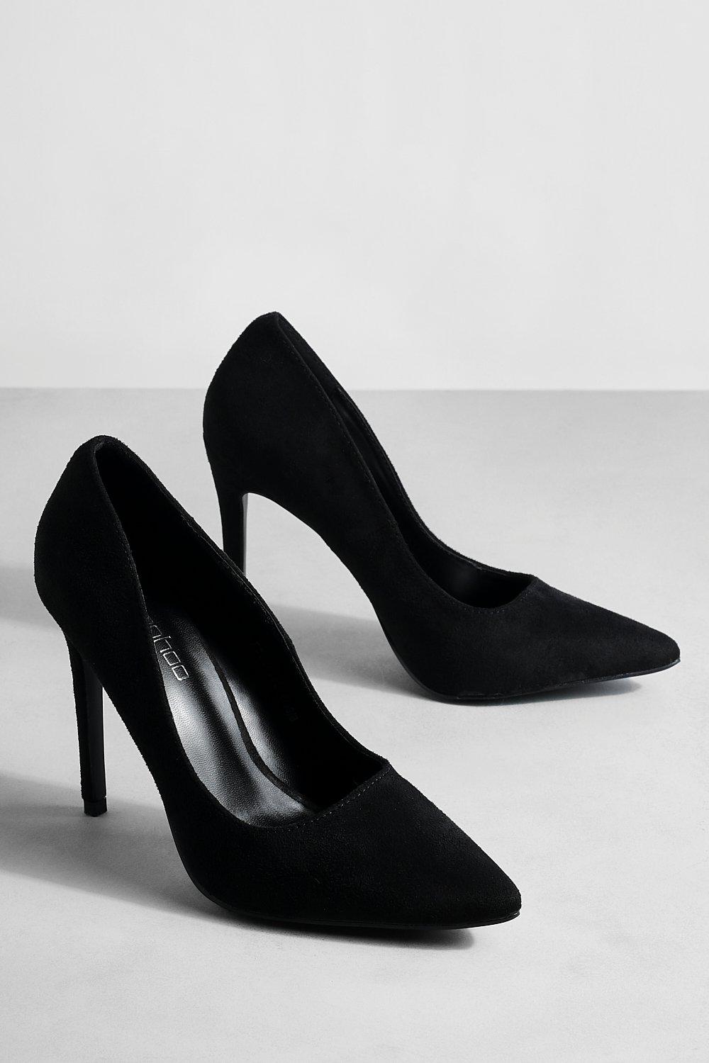 Black deals pump heels