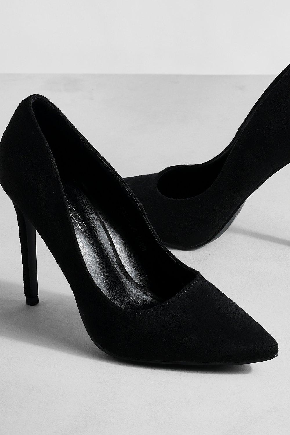 Womens black court on sale shoes