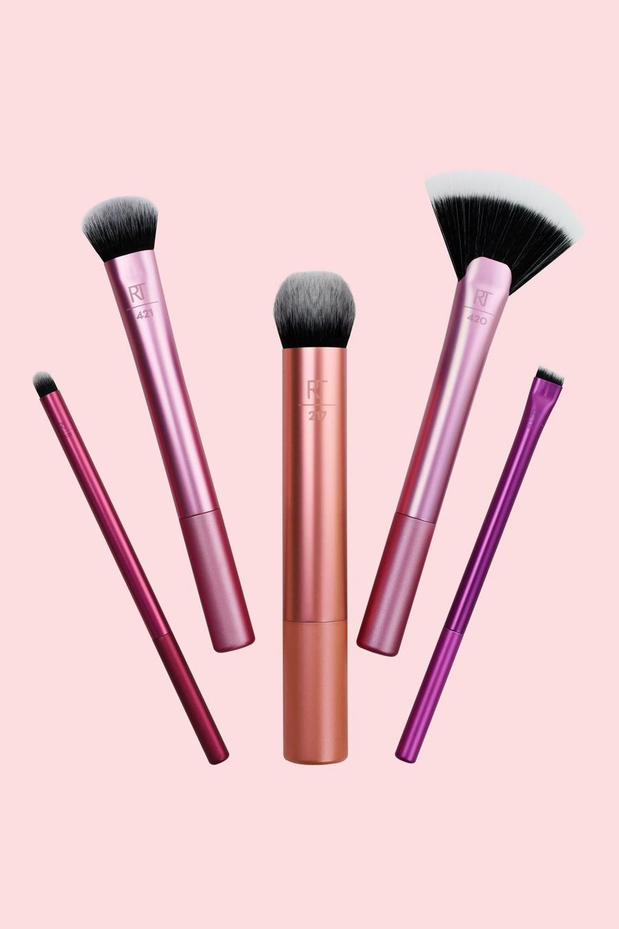 Pink rosa Real Techniques Artist Essentials Makeup Brush Set 