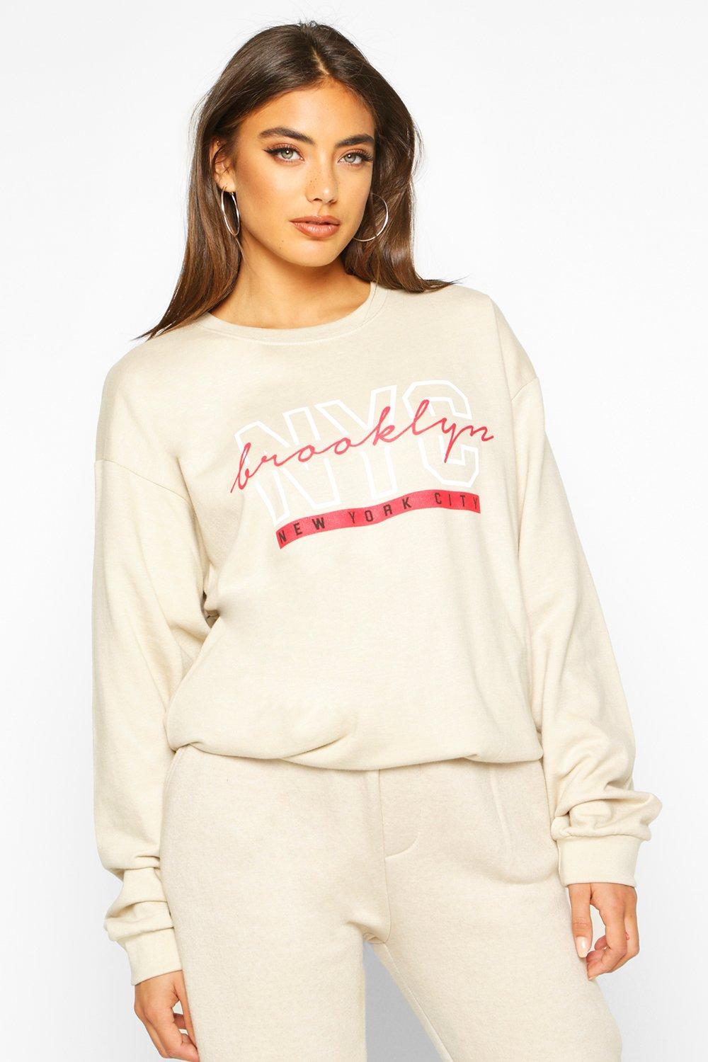 boohoo womens sweatshirts