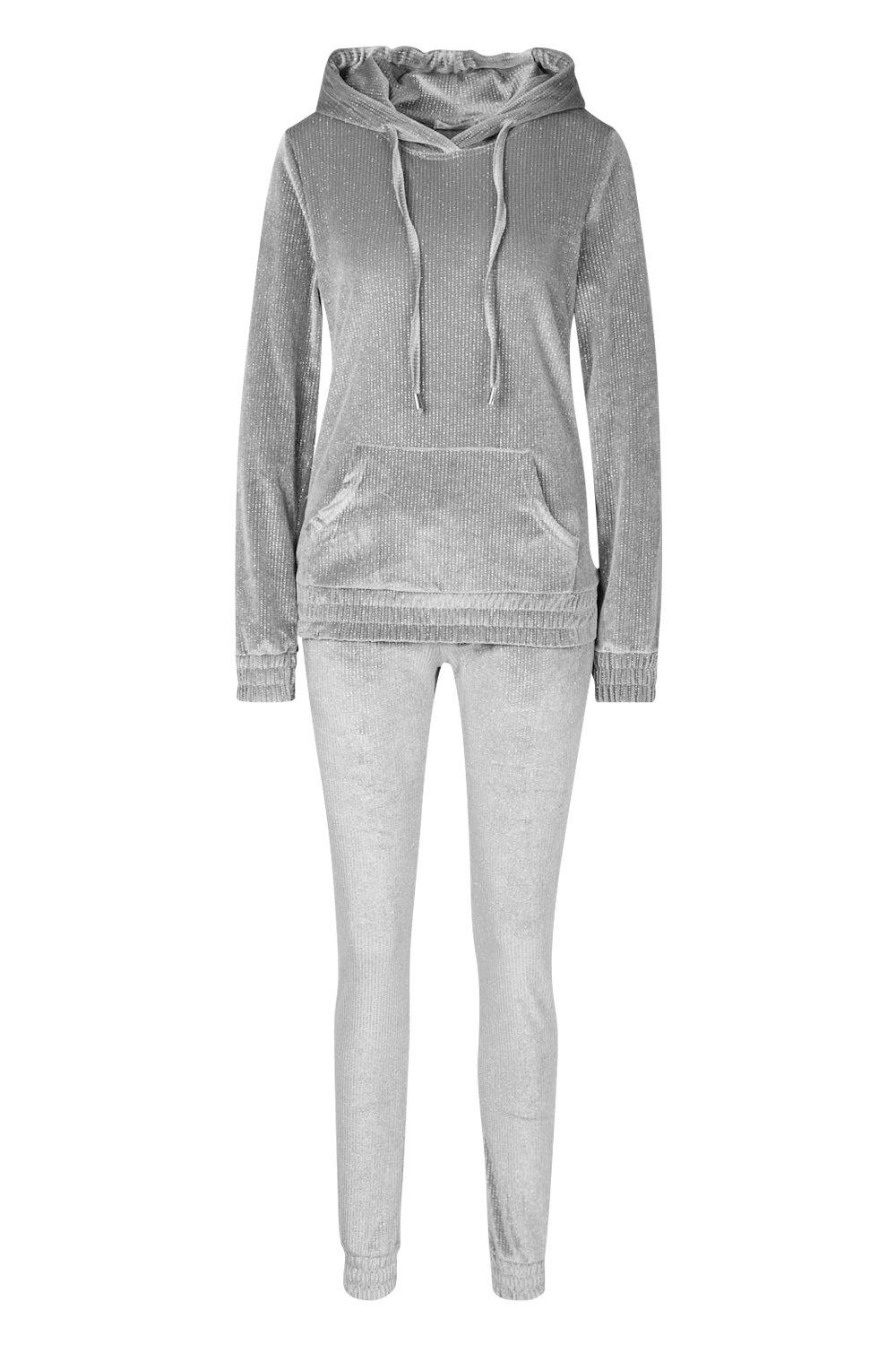 ladies glitter tracksuit