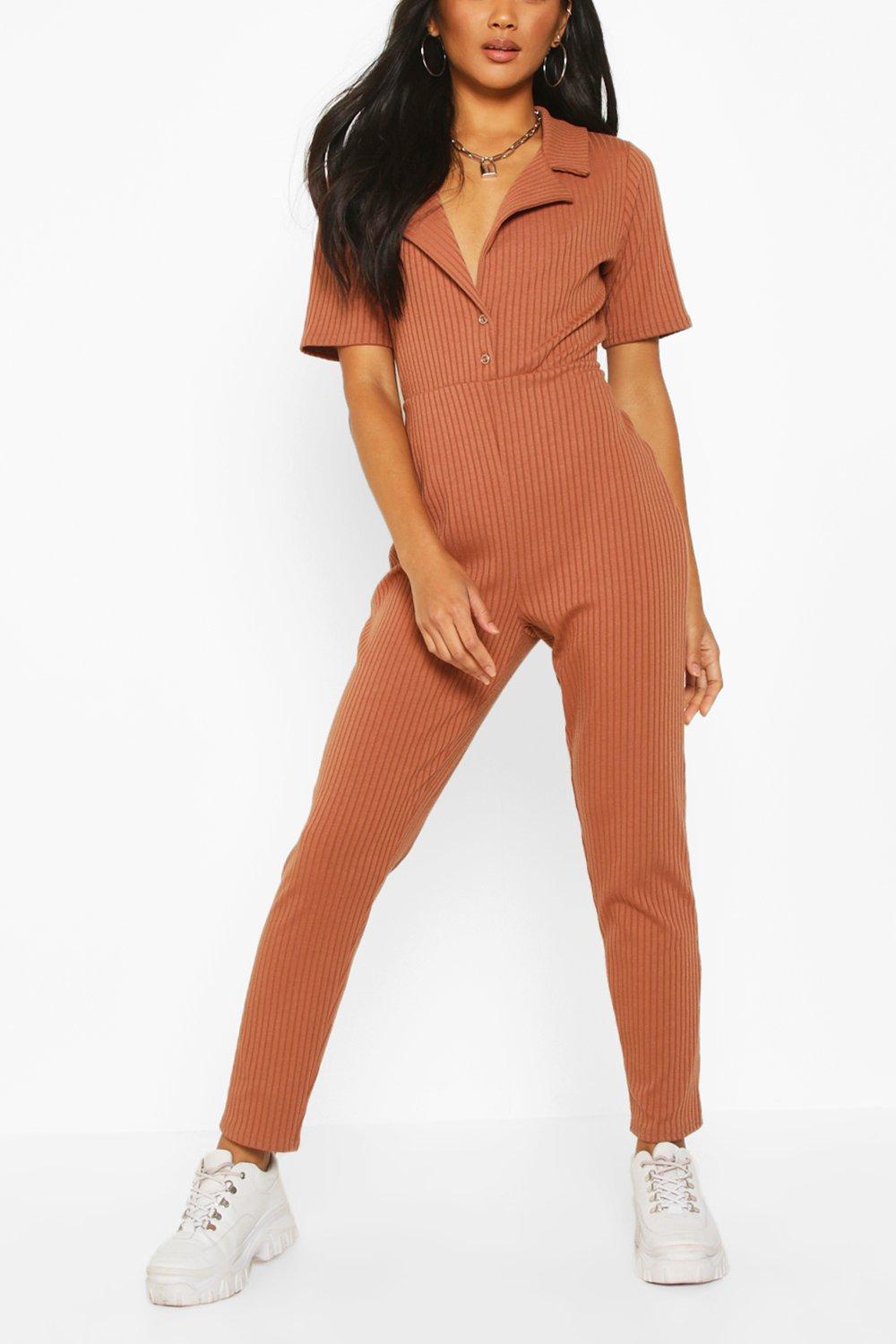 Collared jumpsuit womens online